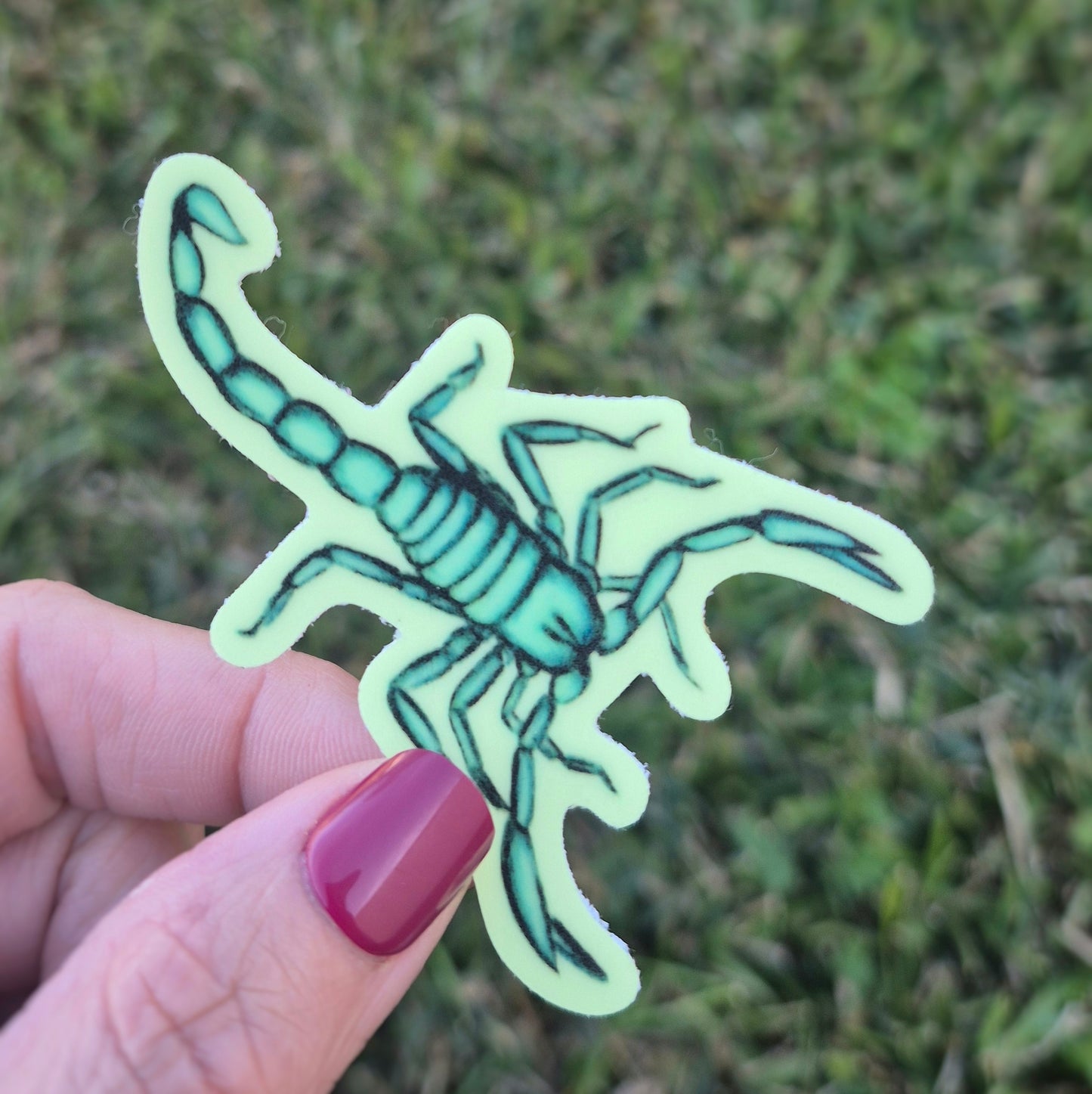 Scorpion Sticker - Glow-in-the-dark