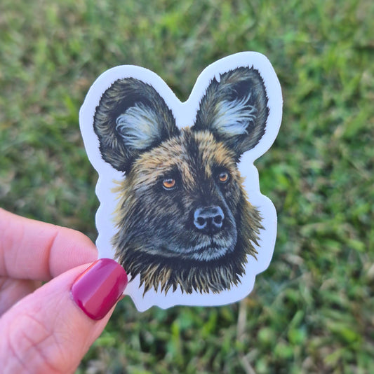 African Wild Dog Sticker