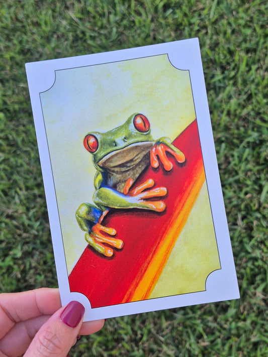 Red-Eyed Tree Frog Postcard