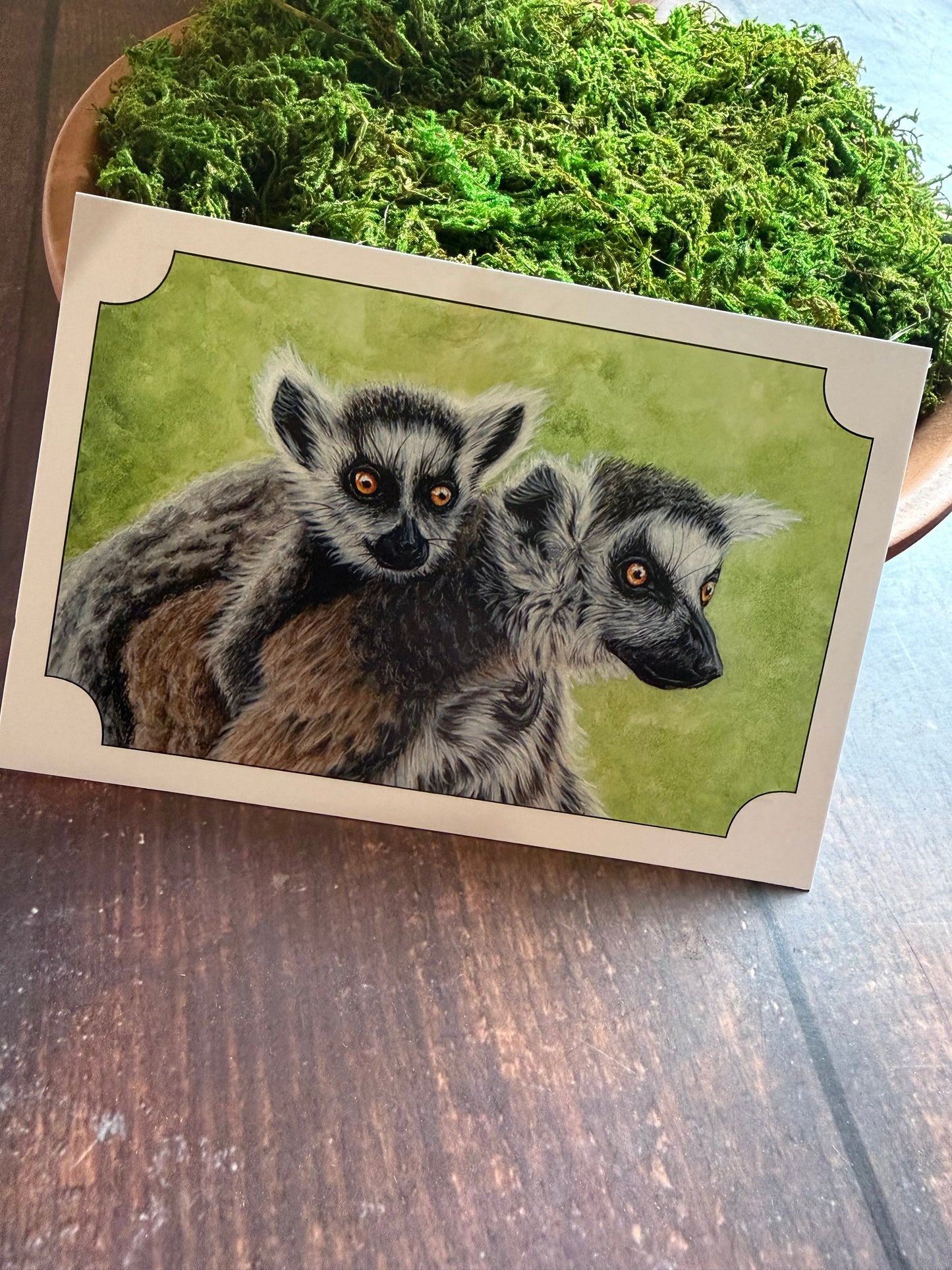 Lemur Postcard