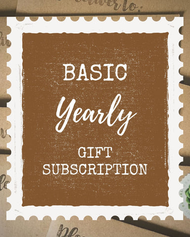 Basic 12 Month Gift Subscription *SAVE $7*