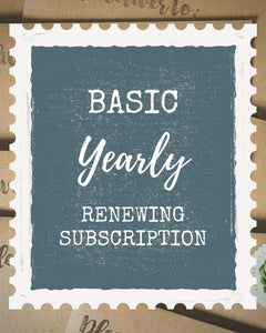 Basic 12 Month Subscription - RENEWING *SAVE $7*